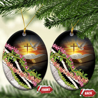 Hawaii Mokihana Mix Pikake Leis Mahalo 'Olelo Ceramic Ornament Black