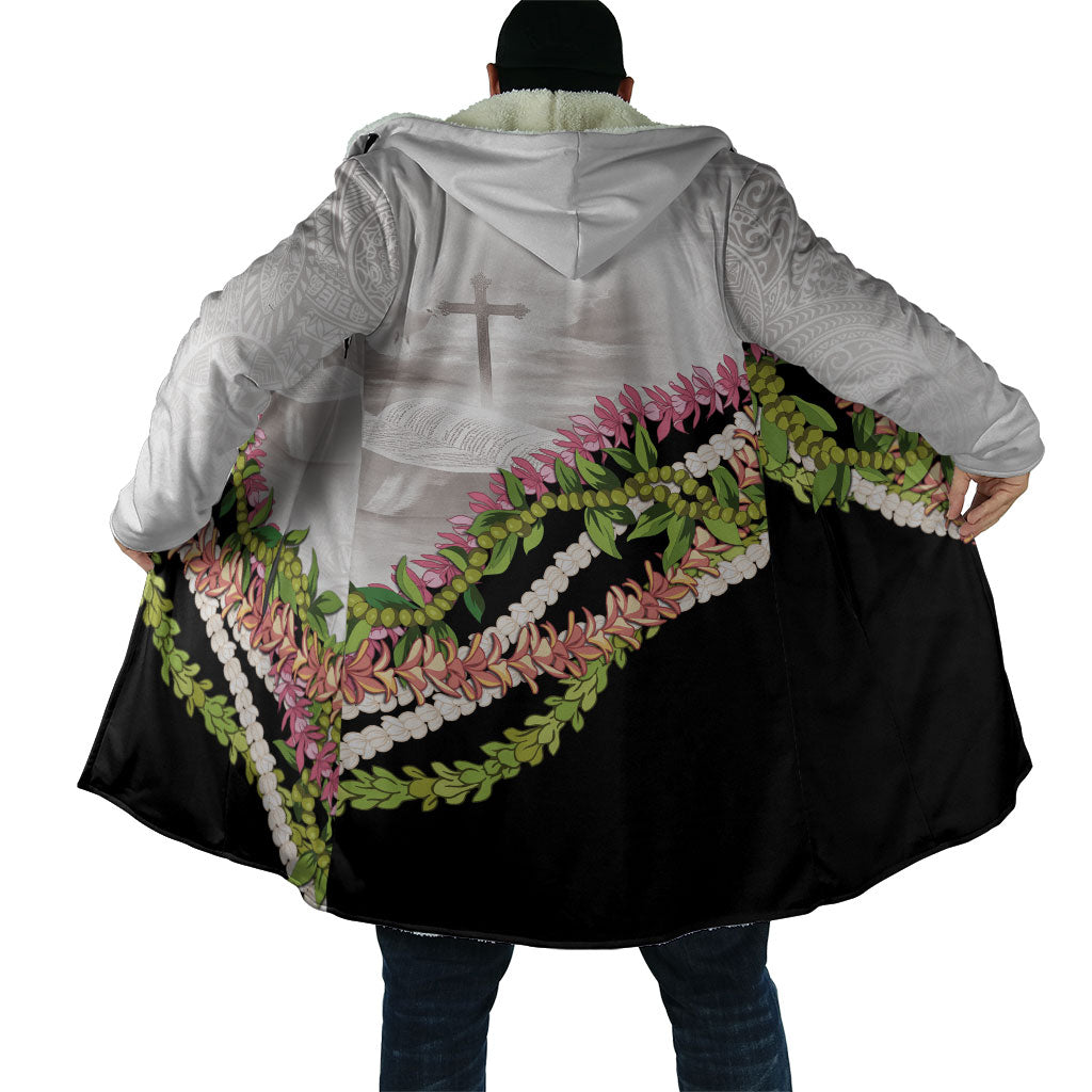 Hawaii Mokihana Mix Pikake Leis Mahalo 'Olelo Cloak White Tapa LT7 - Polynesian Pride