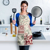 Aloha Hawaii Pastel Christmas Patchwork Apron Classic Style - Polynesian Pride