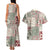 Aloha Hawaii Pastel Christmas Patchwork Couples Matching Tank Maxi Dress and Hawaiian Shirt Classic Style - Polynesian Pride