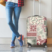 Aloha Hawaii Pastel Christmas Patchwork Luggage Cover Classic Style - Polynesian Pride