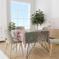 Aloha Hawaii Pastel Christmas Patchwork Tablecloth Classic Style - Polynesian Pride