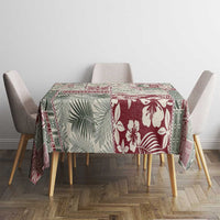 Aloha Hawaii Pastel Christmas Patchwork Tablecloth Classic Style - Polynesian Pride