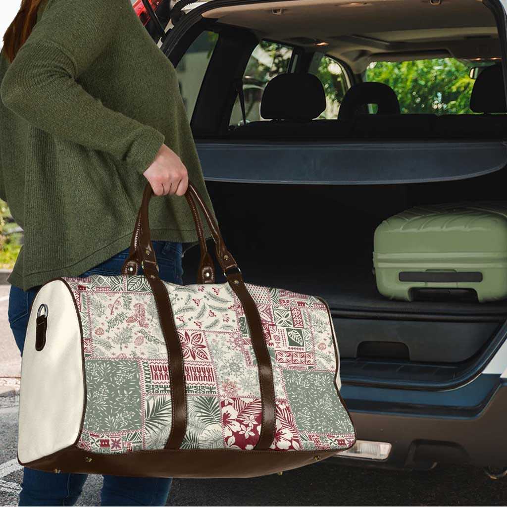 Aloha Hawaii Pastel Christmas Patchwork Travel Bag Classic Style - Polynesian Pride