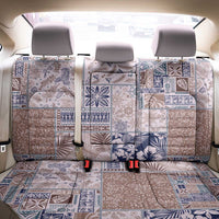 Aloha Hawaii Pastel Christmas Patchwork Back Car Seat Cover Rustic Style - Polynesian Pride