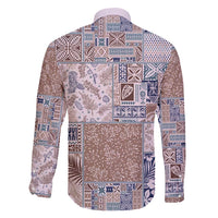 Aloha Hawaii Pastel Christmas Patchwork Family Matching Short Sleeve Bodycon Dress and Hawaiian Shirt Rustic Style - Polynesian Pride