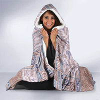 Aloha Hawaii Pastel Christmas Patchwork Hooded Blanket Rustic Style - Polynesian Pride