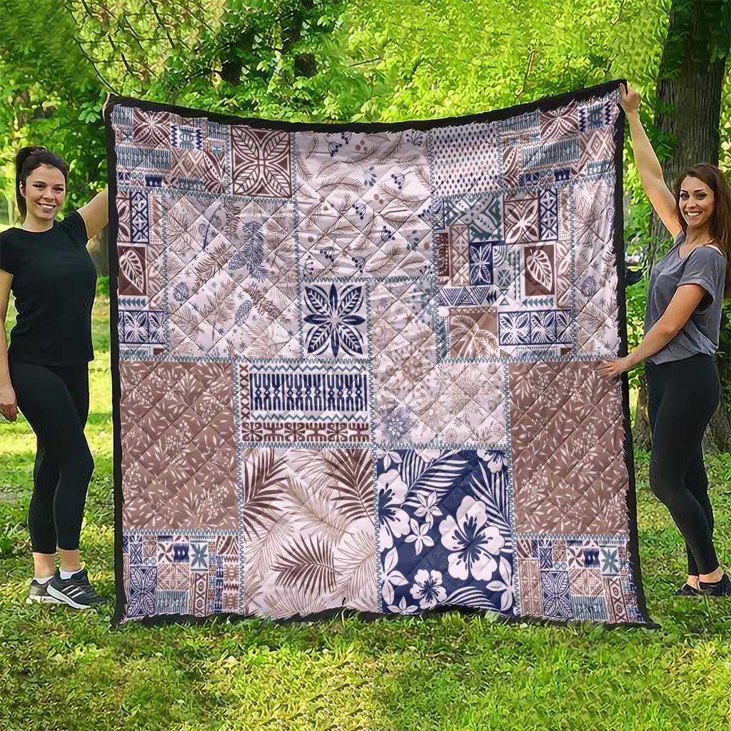 Aloha Hawaii Pastel Christmas Patchwork Quilt Rustic Style - Polynesian Pride