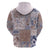Aloha Hawaii Pastel Christmas Patchwork Zip Hoodie Rustic Style - Polynesian Pride