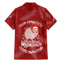 New Zealand Christmas Family Matching Summer Maxi Dress and Hawaiian Shirt Silver Fern Mix Kiwi Bird Ver01 LT7 - Polynesian Pride