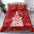 New Zealand Christmas Bedding Set Silver Fern Mix Kiwi Bird Ver02 LT7 - Polynesian Pride