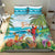 Aloha Hawaii Christmas Bedding Set It's 5 o'clock Somewhere