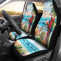 Aloha Hawaii Christmas Car Seat Cover It's 5 o'clock Somewhere