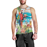 Aloha Hawaii Christmas Men Tank Top It's 5 o'clock Somewhere