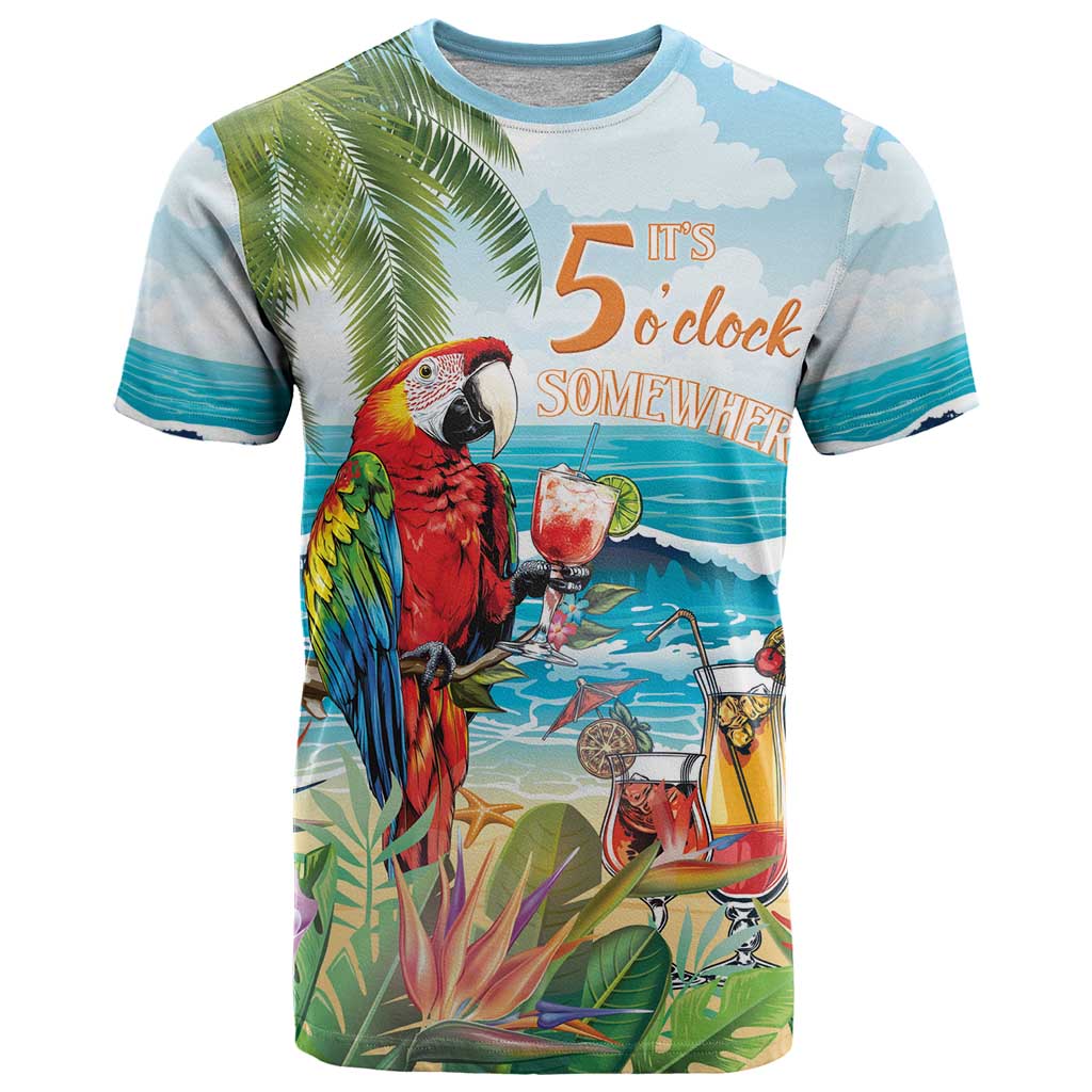 Aloha Hawaii Christmas T Shirt It's 5 o'clock Somewhere