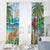 Aloha Hawaii Christmas Window Curtain It's 5 o'clock Somewhere