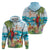 Aloha Hawaii Christmas Zip Hoodie It's 5 o'clock Somewhere