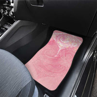Breast Cancer Awareness Maori Aotearoa Car Mats Manta Ray - Pink Glaze - Polynesian Pride