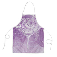 Epilepsy Awareness Maori Aotearoa Apron Manta Ray - Purple Glaze - Polynesian Pride