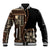 Samoa Siapo Motif Baseball Jacket Classic Style - Black Ver02 LT7 Unisex Black - Polynesian Pride