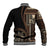 Samoa Siapo Motif Baseball Jacket Classic Style - Black Ver02 LT7 - Polynesian Pride