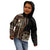 Samoa Siapo Motif Kid Hoodie Classic Style - Black Ver02 LT7 - Polynesian Pride