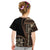 Samoa Siapo Motif Kid T Shirt Classic Style - Black Ver02 LT7 - Polynesian Pride