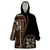 Samoa Siapo Motif Wearable Blanket Hoodie Classic Style - Black Ver02 LT7 One Size Black - Polynesian Pride