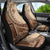 Samoa Siapo Mamanu Car Seat Cover Plumeria Mocha Motifs