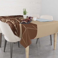 Samoa Siapo Mamanu Tablecloth Plumeria Mocha Motifs LT7 - Polynesian Pride