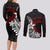 Valentine New Zealand Couples Matching Long Sleeve Bodycon Dress and Long Sleeve Button Shirt Aotearoa Couple Maori Aroha Ki a Koe LT7 - Polynesian Pride