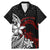 New Zealand Aotearoa Valentine Family Matching Mermaid Dress and Hawaiian Shirt Couple Maori Aroha Ki a Koe Ver.02 LT7 Dad's Shirt - Short Sleeve Black - Polynesian Pride