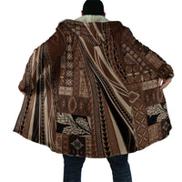 Pasifika Women's Day - Samoa Siapo Malu Tattoo Inspired Cloak Brown LT7 - Polynesian Pride