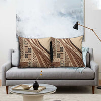 Pasifika Women's Day - Samoa Siapo Malu Tattoo Inspired Pillow Cover Beige LT7 - Polynesian Pride