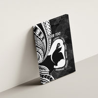Mother's Day Canvas Wall Art Polynesia Vintage Hibiscus - Black LT7 - Polynesian Pride