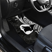 Mother's Day Car Mats Polynesia Vintage Hibiscus - Black LT7 - Polynesian Pride