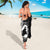 Mother's Day Sarong Polynesia Vintage Hibiscus - Black