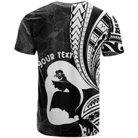 Mother's Day T Shirt Polynesia Vintage Hibiscus - Black