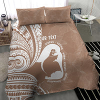 Mother's Day Bedding Set Polynesia Vintage Hibiscus - Brown LT7 - Polynesian Pride