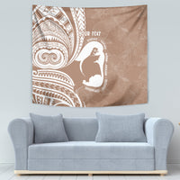Mother's Day Tapestry Polynesia Vintage Hibiscus - Brown LT7 - Polynesian Pride