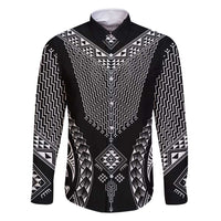 2025 Rugby Championship New Zealand Custom Family Matching Long Sleeve Bodycon Dress and Hawaiian Shirt Poutama Motifs - Polynesian Pride