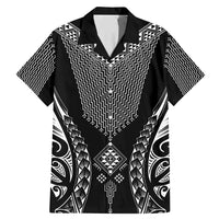 2025 Rugby Championship New Zealand Custom Family Matching Mermaid Dress and Hawaiian Shirt Poutama Motifs - Polynesian Pride