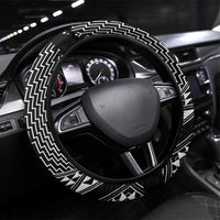2025 Rugby Championship New Zealand Steering Wheel Cover Poutama Motifs - Polynesian Pride
