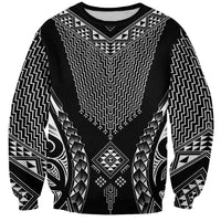 2025 Rugby Championship New Zealand Custom Sweatshirt Poutama Motifs - Polynesian Pride