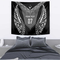 2025 Rugby Championship New Zealand Custom Tapestry Poutama Motifs - Polynesian Pride