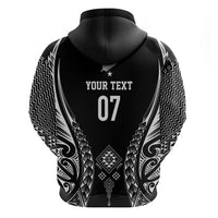 2025 Rugby Championship New Zealand Custom Zip Hoodie Poutama Motifs - Polynesian Pride