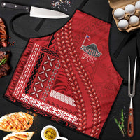 Samoa FAST Siapo Apron Tatau-Ulafala Vines LT7 Red - Polynesian Pride