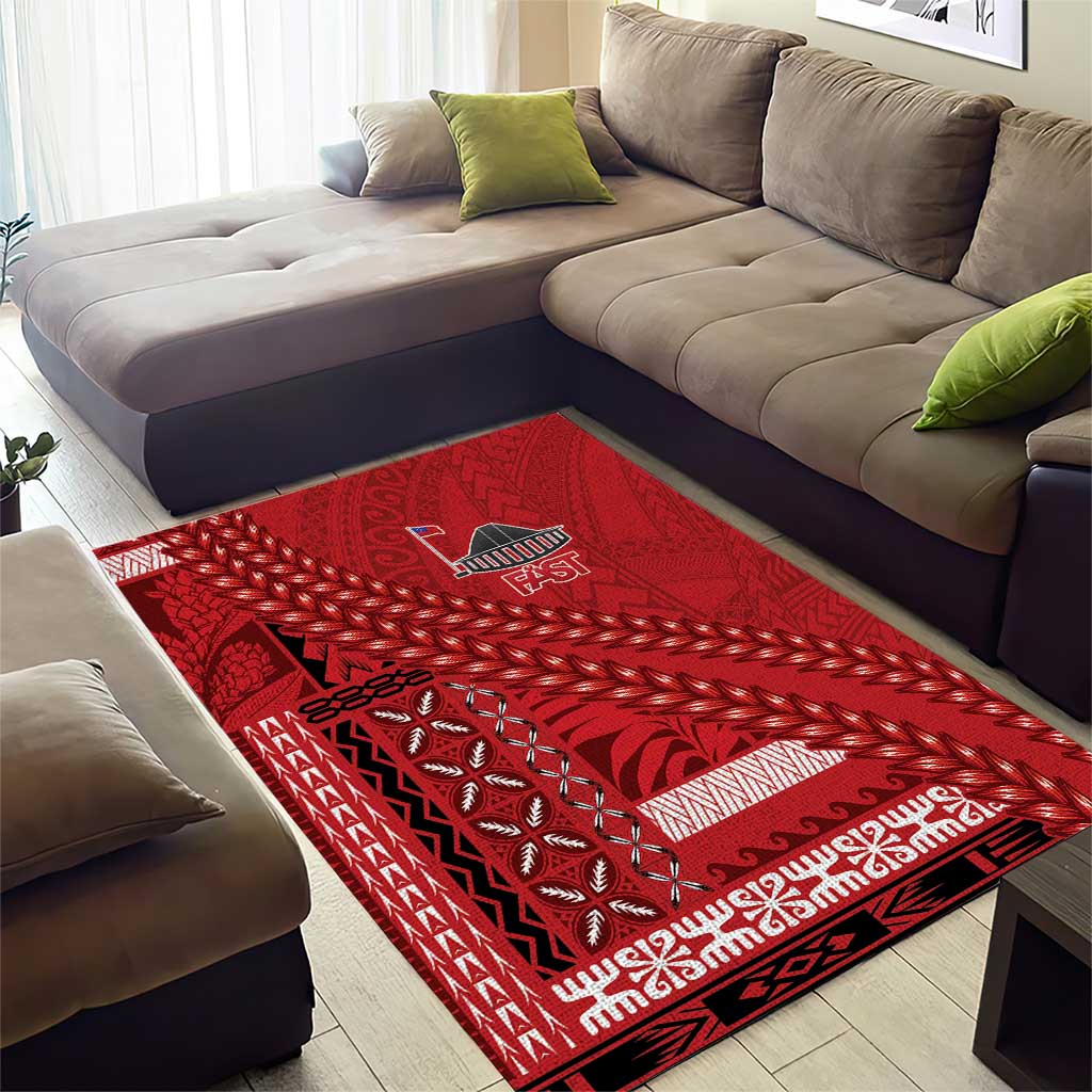 Samoa FAST Siapo Area Rug Tatau-Ulafala Vines - Polynesian Pride