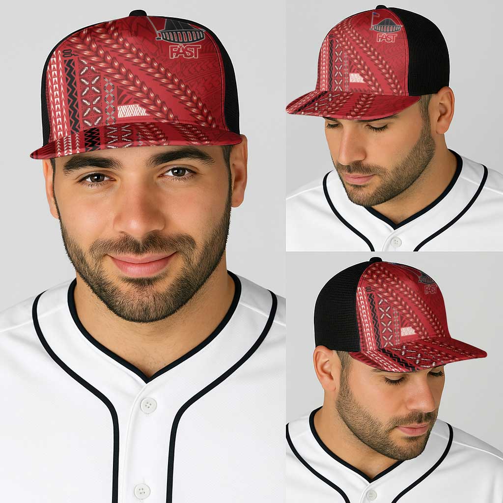 Samoa FAST Siapo Baseball Net Cap Tatau-Ulafala Vines - Polynesian Pride