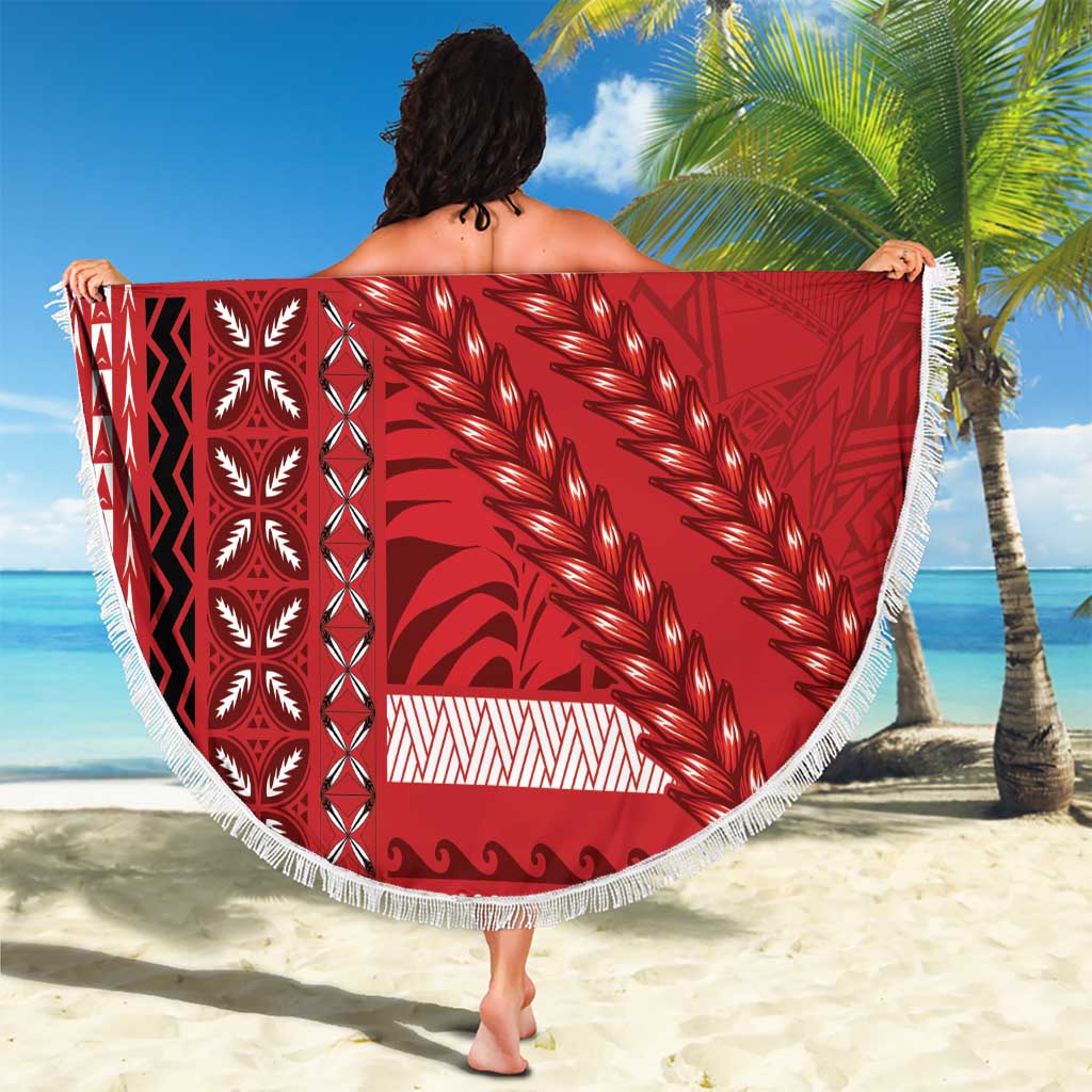 Samoa FAST Siapo Beach Blanket Tatau-Ulafala Vines LT7 - Polynesian Pride